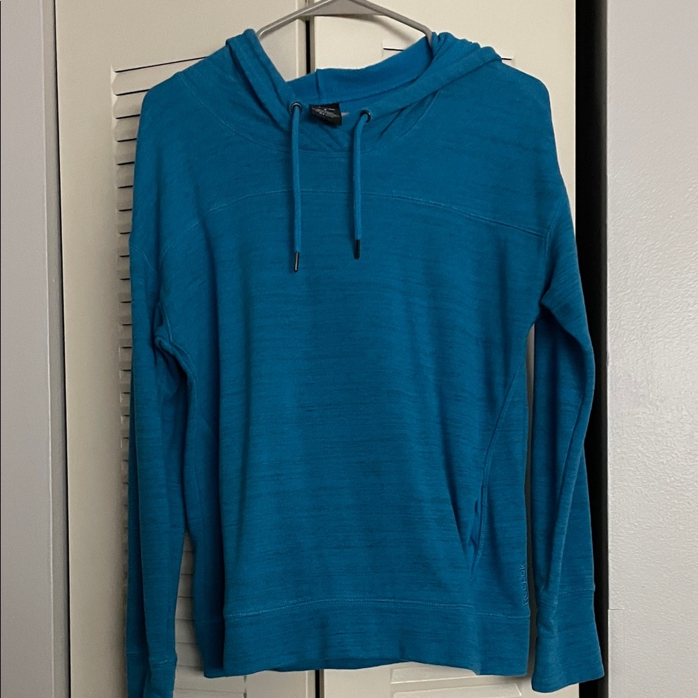 Reebok Turquoise Hoodie sweatshirt size small
